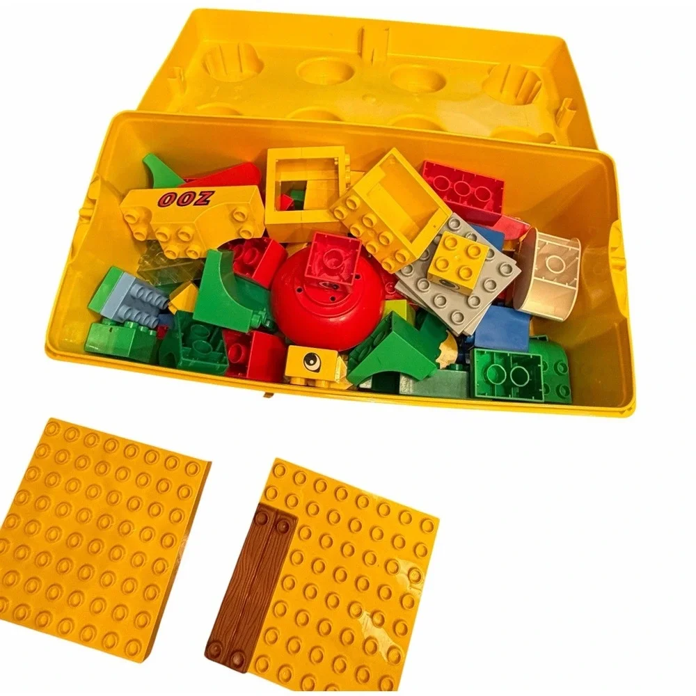 LEGO Classic 10698 Creative Brick Storage Box Mixed Pieces Lot Bases Duplo Build